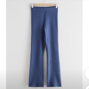 Wool Ribbed Trousers